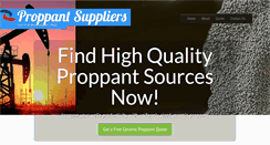 Desktop Screenshot of buyproppant.com